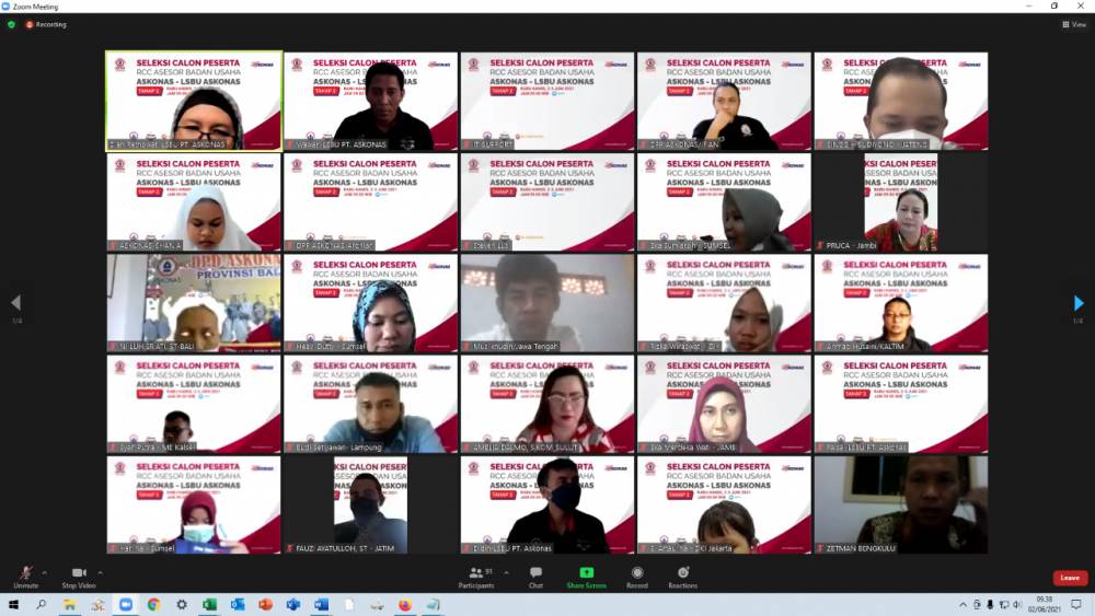 Tinggi, Antusiasme Ikuti Seleksi RCC ABU Mandiri Askonas - LSBU Askonas